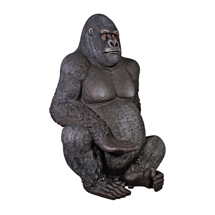 Giant Male Gorilla Statue
